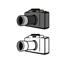 Digital Camera Design Illustration vector