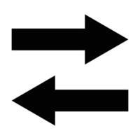 arrow icon on white background vector