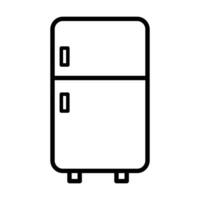 fridge icon on white background vector