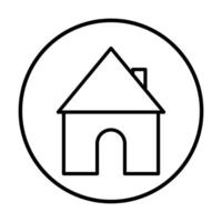 home icon on white background vector