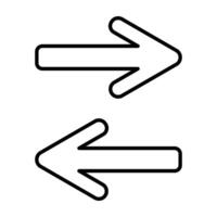 arrow icon on white background vector