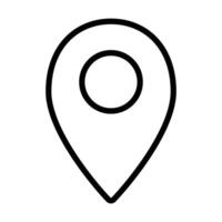 location icon on white background vector