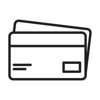 card icon on white background vector