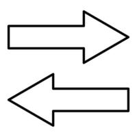 arrow icon on white background vector
