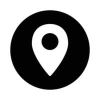 location icon on white background vector