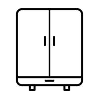 cupboard icon on white background vector
