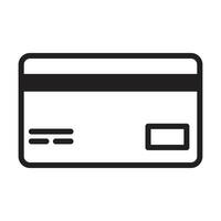 card icon on white background vector