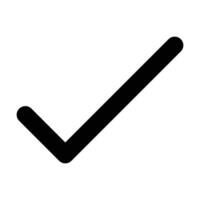 Check box icon on white background vector
