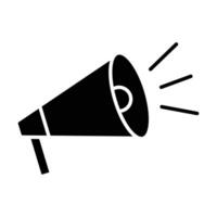 megaphone icon on white background vector