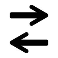 arrow icon on white background vector