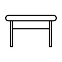 table icon on white background vector