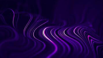Abstract wavy purple gradient color background. Loop 4k . Business background. video