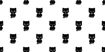 cat seamless pattern kitten collar calico neko breed cartoon character pet repeat wallpaper tile background gift wrapping paper animal doodle illustration design scarf isolated vector