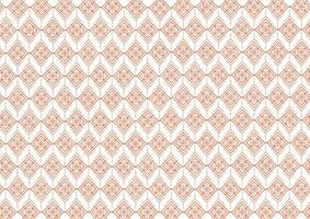 a pattern of orange and white geometric shapes vector