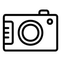 Camera Icon Outline Style vector