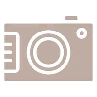 Camera Icon Glyph Fill Icon vector