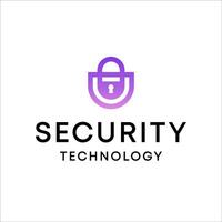 security technology data sheld logo vector