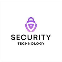 security technology data sheld logo vector