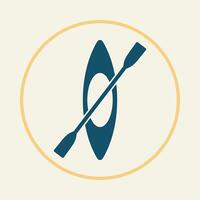 Rowing trendy icon superb abstract illustration colorful artwork design vector