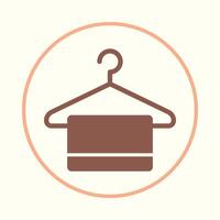 Hanger favorable trendy icon abstract illustration artwork colorful design vector