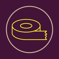 Tape supportive trendy icon attractive abstract illustration artwork design vector