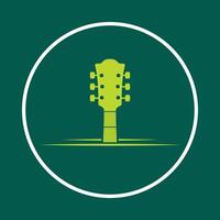 Guitar music useful trendy icon satisfied abstract illustration artwork design vector