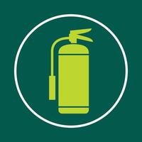 Fire Extinguisher useful trendy icon satisfied abstract illustration artwork design vector