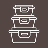 Lunch Box functional beautiful illustration colorful abstract background vector