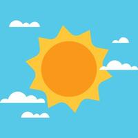 Sun functional beautiful illustration colorful abstract background vector