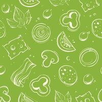 Food functional beautiful illustration colorful abstract background vector