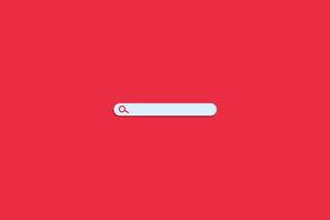 red search bar copy 3d space vector