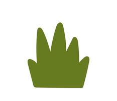 Bush isolated on a white background. hand-drawn illustration in a flat style. Perfect for cards, decorations, logo, various designs. vector