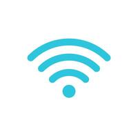 Signal icon. Isolated on white background. From blue icon set. vector