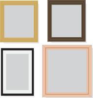 Different Types of Frames vector