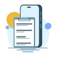 Concept of privacy policy terms, contract. sign legal documents, contracts or electronic agreements. Explore reading the terms and conditions of the contract. member agreements and agreements. vector