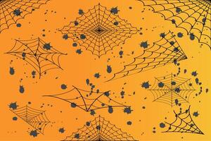 Cobwebs and stains special background design vector