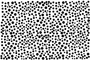 Black dots background on white background vector