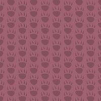Dinosaur seamless pattern footprint tracks. Minimal color background. Dinosaur footprint seamless pattern perfect for textile, wrap and wallpaper and design. vector