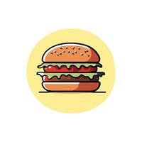 Hamburger icon with soft color isolated on white vector