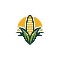 Corn icon in soft colors. Suitable for design vector