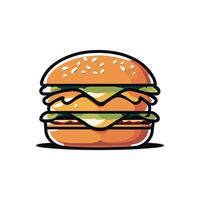 Hamburger icon with soft color isolated on white vector