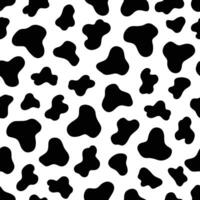 Cow print pattern. Cow skin texture. vector
