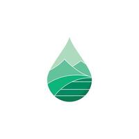 water drop template vector