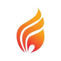 Fire flame icon vector
