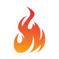 Fire logo design vector