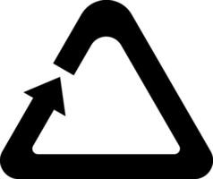 Recycle icon illustrating eco-friendly practices, suitable for environmental initiatives and sustainability projects vector