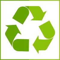 Set of symbols and signs for design of packaging products information about the goods being transported and a sign of recycling vector
