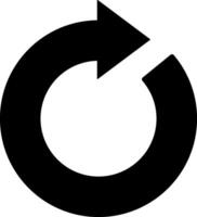 Recycle icon illustrating eco-friendly practices, suitable for environmental initiatives and sustainability projects vector