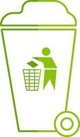 Set of symbols and signs for design of packaging products information about the goods being transported and a sign of recycling vector