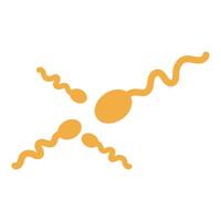 Illustrations of Simple Shapes of Various Virus Icons and Pictograms vector